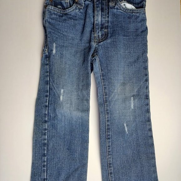 Calvin Klein Jeans -  Boy's Size 4T  -  Bootcut Leg - Distressed - EUC - Picture 9 of 10